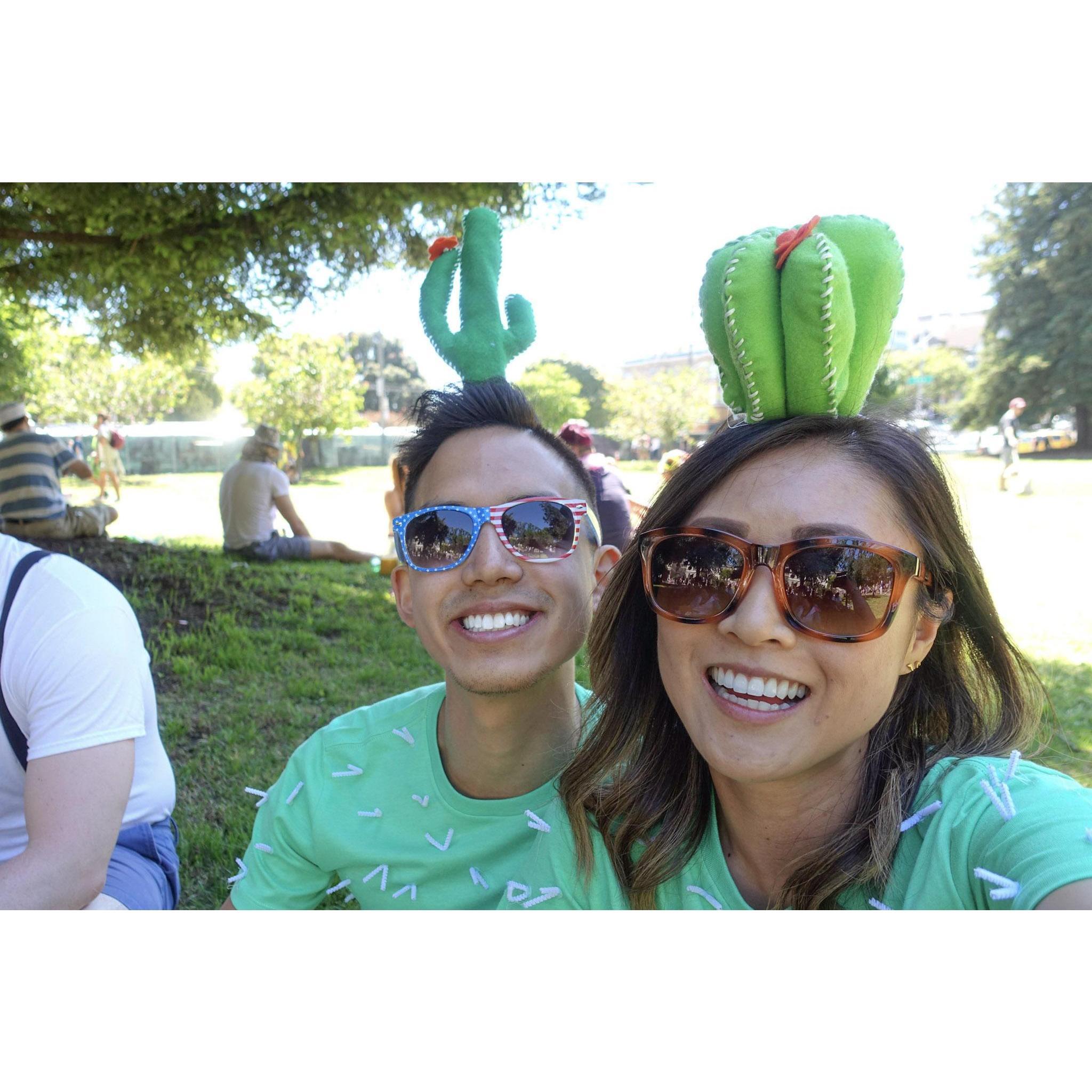 Bay 2 Breakers (cactus outfits made by Larry)