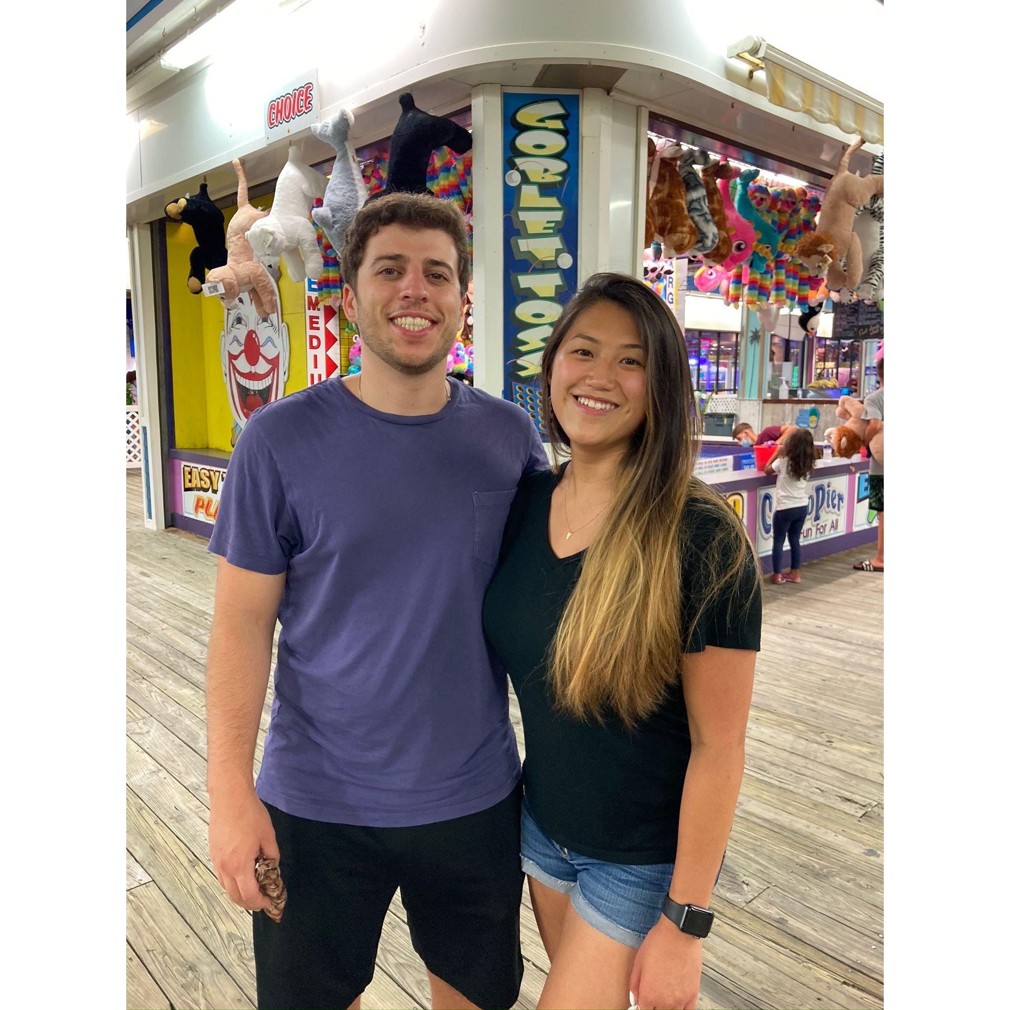 Marin visits the Jersey Shore for the first time - July 2020