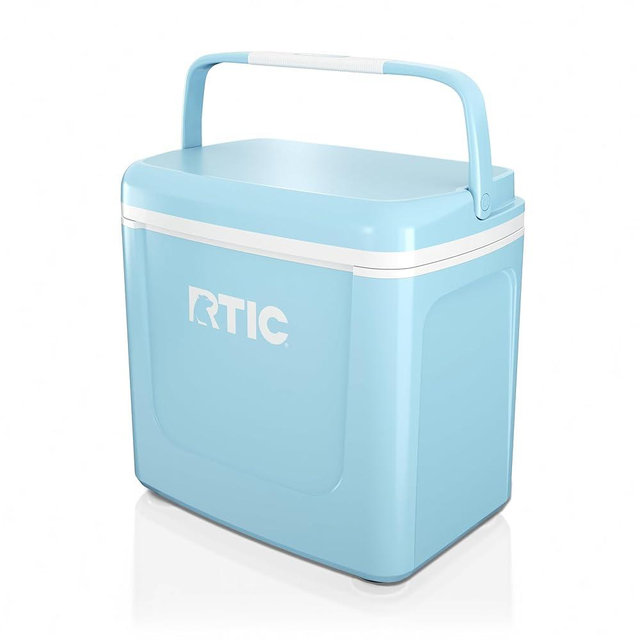 RTIC 8 QT Road Trip Personal Cooler, Small, Compact, Insulated, Portable Ice Chest Box for Food, Drink, Beverage, Beach, Camping, Picnic, Fishing, Boat, 12-Can Capacity