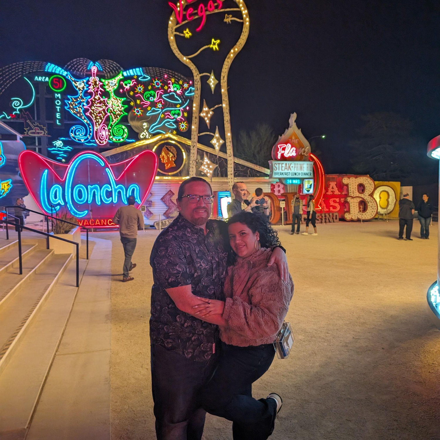 Neon Museum in Vegas, February 2024