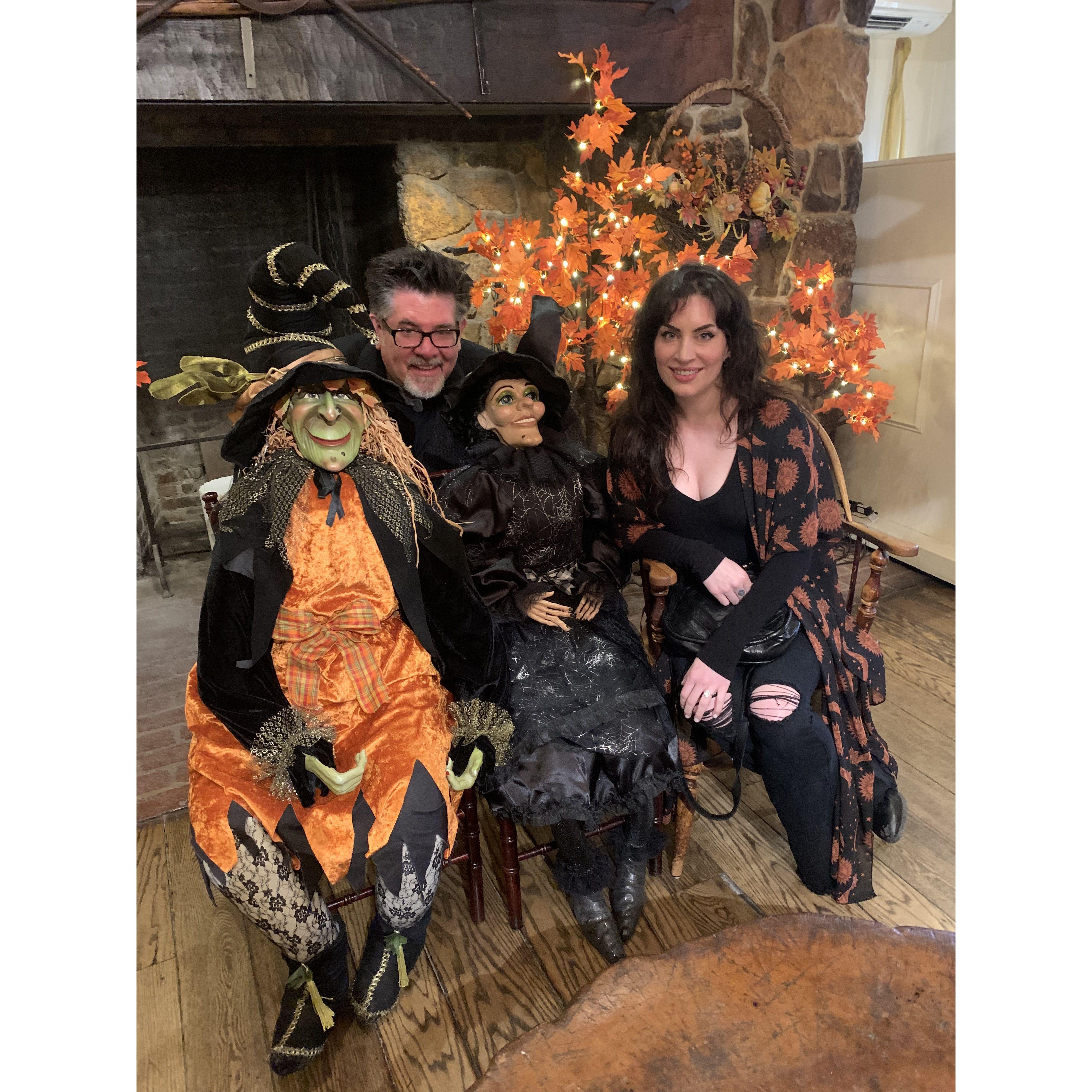Dave hanging with the witches