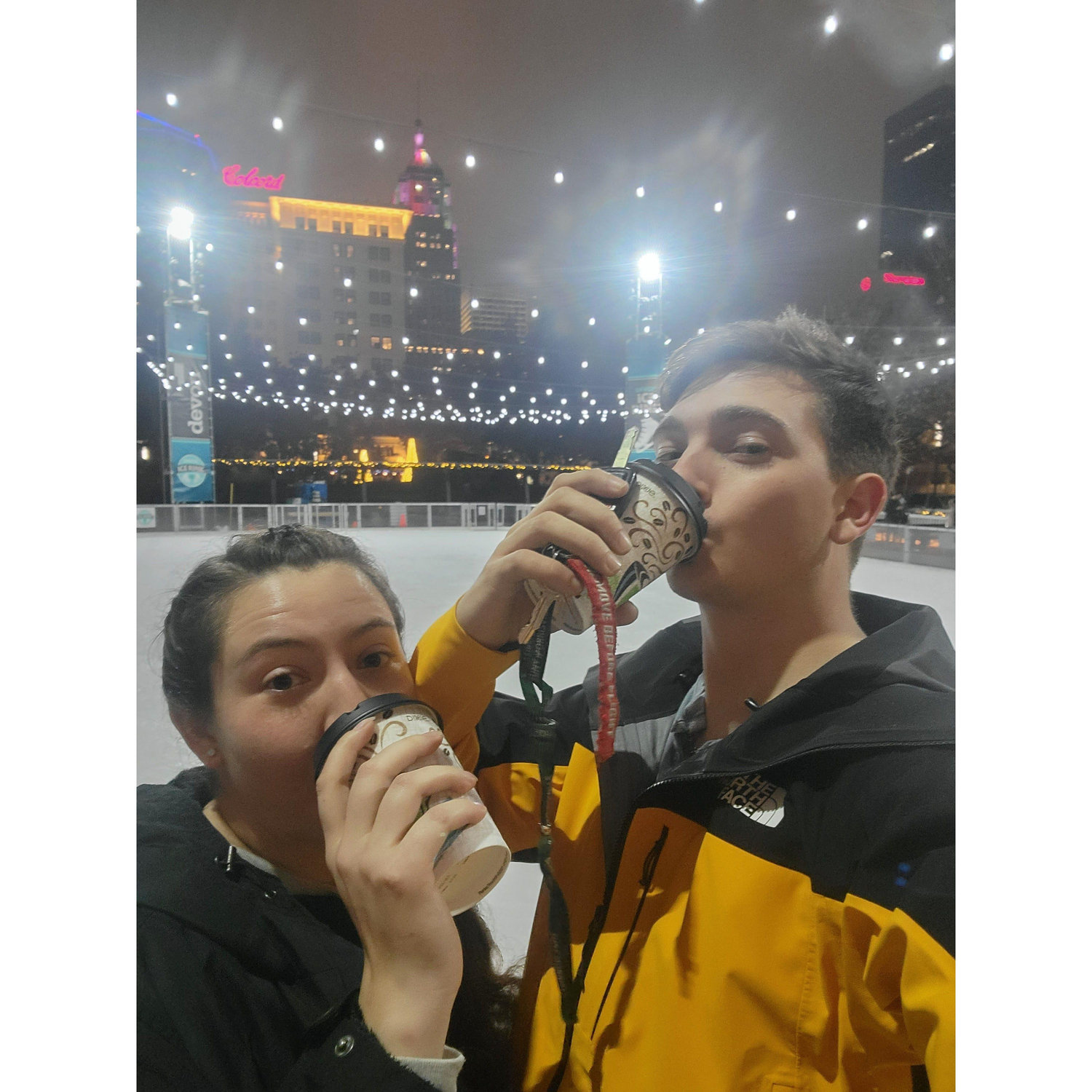 Hot Chocolate and ice skating