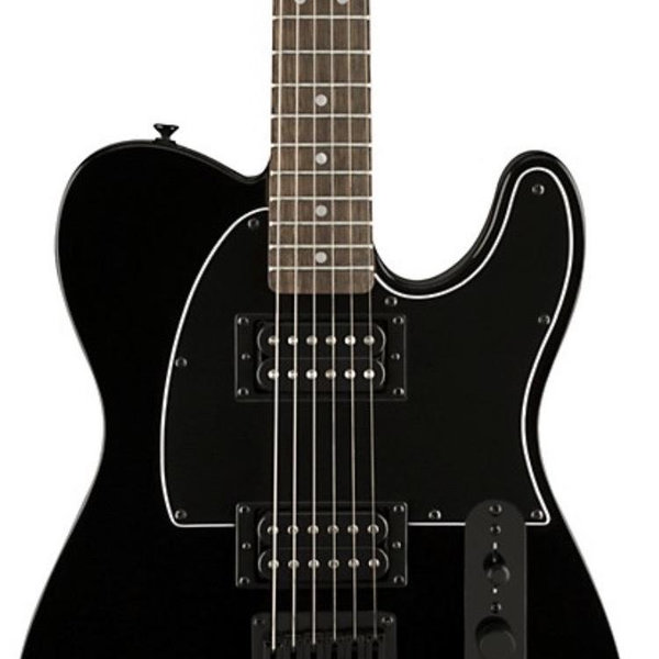 Squier Affinity Telecaster HH Electric Guitar With Matching Headstock Metallic Black