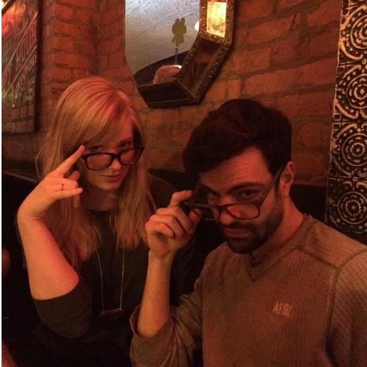 Before we were even dating. Just hanging out, being too cool.