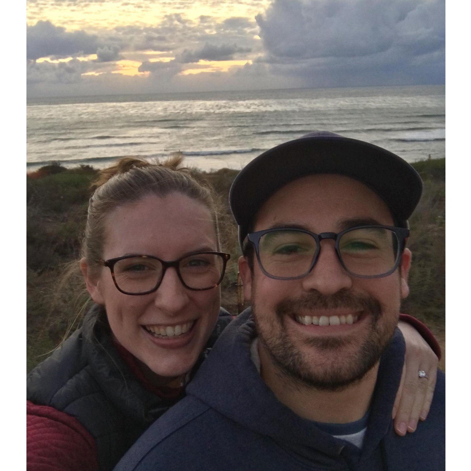 Very excited to finally reach San Diego coast after 10 days on the road!