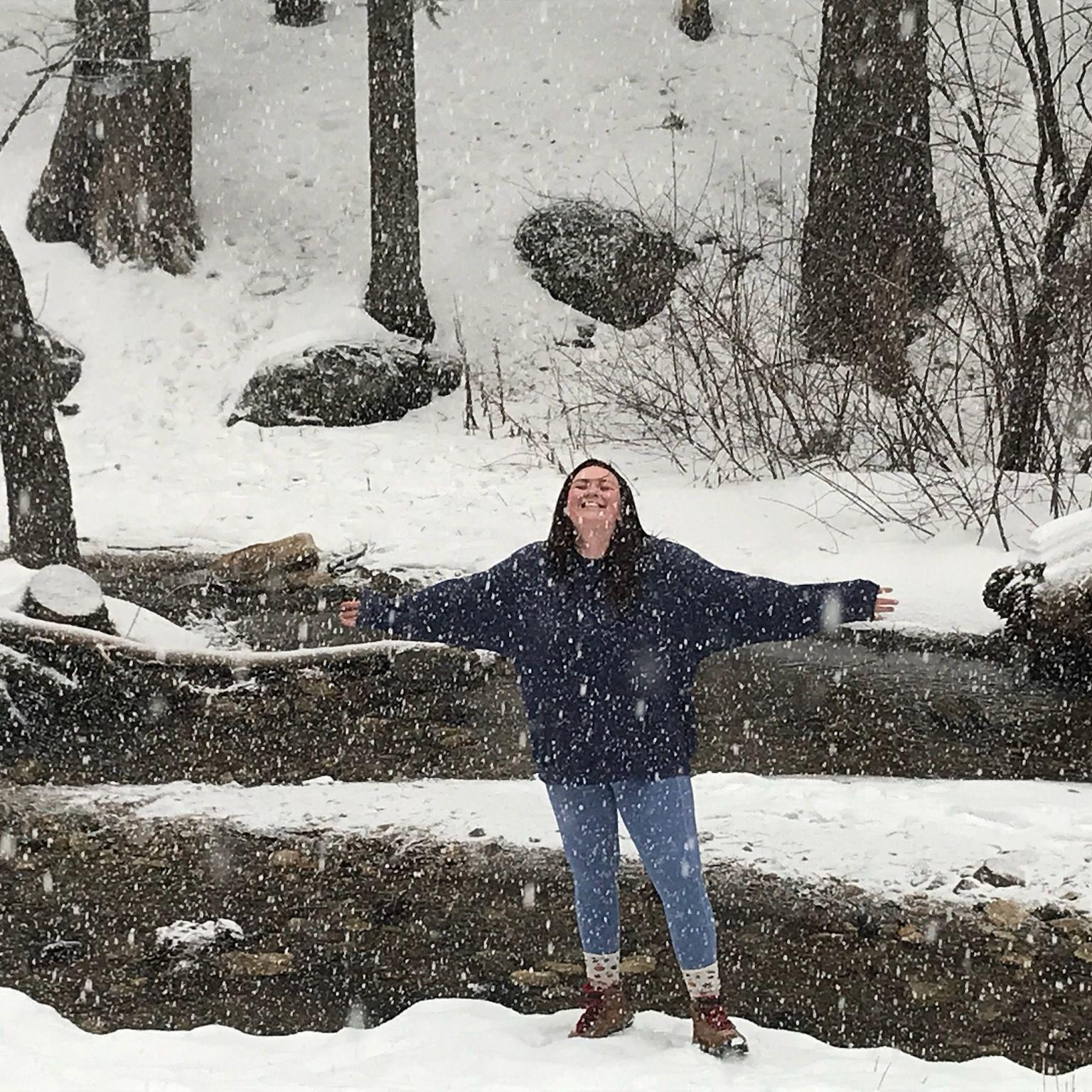 Sarah in her happy place (Mt. Lemmon, 2022)