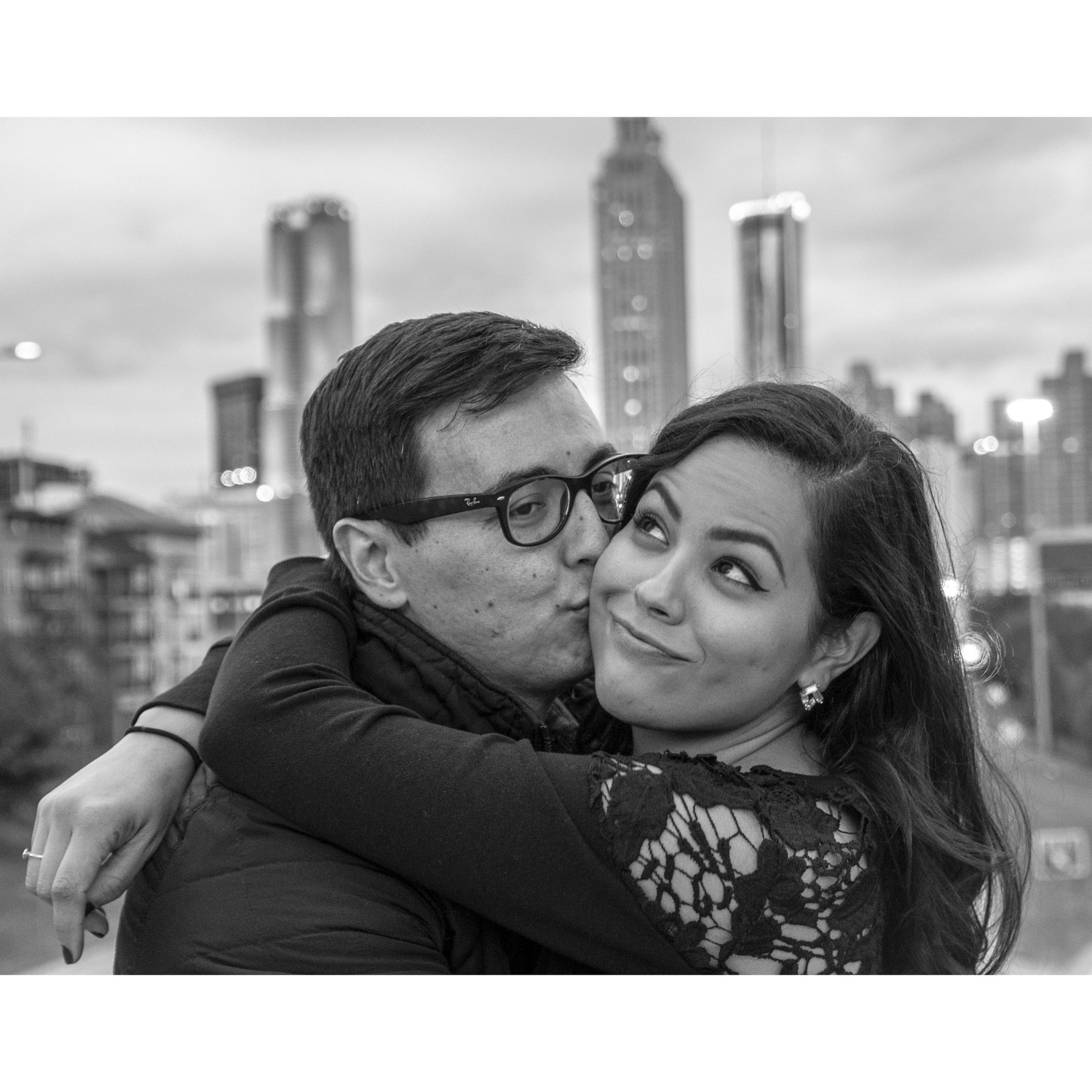This is a photo from their 3 month anniversary