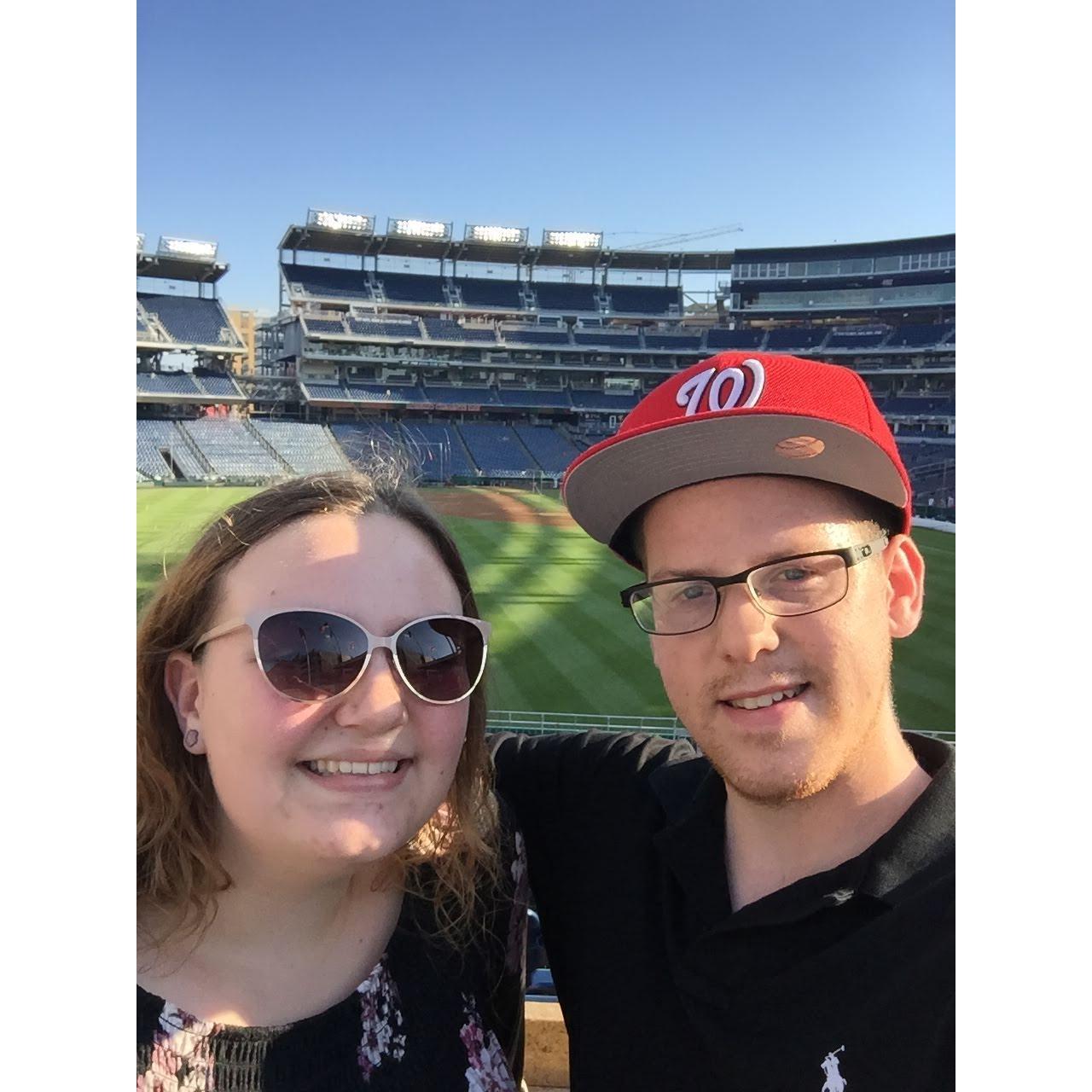 Our First Baseball Game