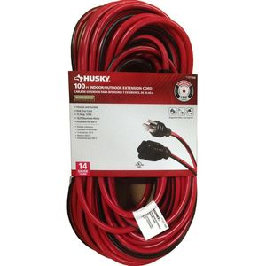 100 ft. 14/3 Medium-Duty Indoor/Outdoor Extension Cord