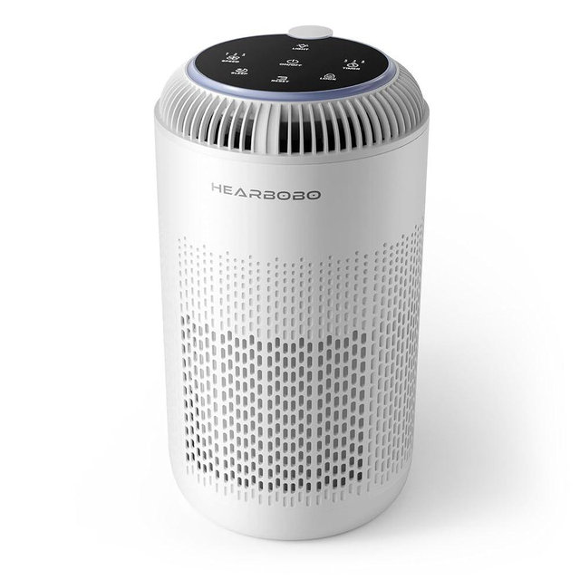 H13 True HEPA Air Purifiers for Home Large Room up to 1350 ft² with Aromatherapy, Hearbobo Air Cleaner for Pets Bedroom – Removes Dust, Smoke, Odors, Pollen, Quiet for Office & Allergy Relief