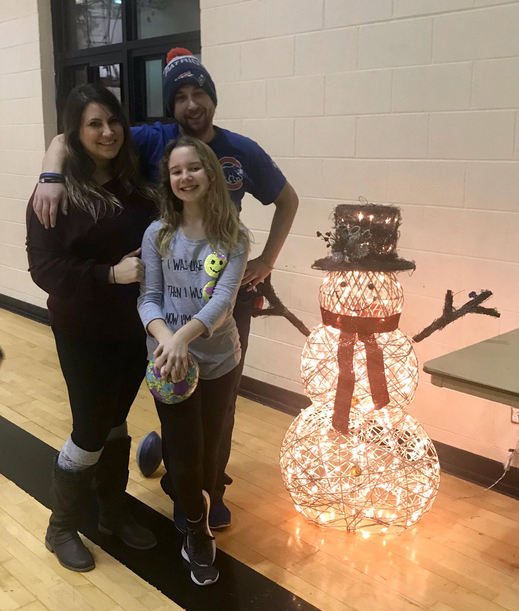 Kory, Julia, and I at my family’s Christmas party in 2018.