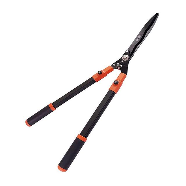 LKDING Hedge Shears Heavy Duty 32.5"-43" Extendable Handle Professional Garden Clippers Pruning Scissors Trimmer Yard Landscaping Tool