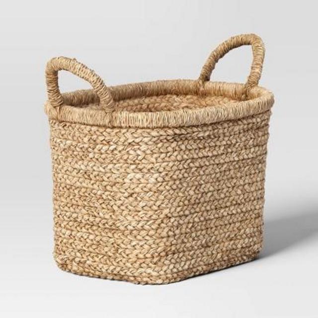 Small Rectangular Grass Basket