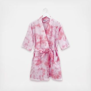 Peach Waffle Robe