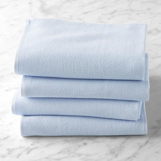 All Purpose Pantry Towels, Set of 4, Ice Water Blue