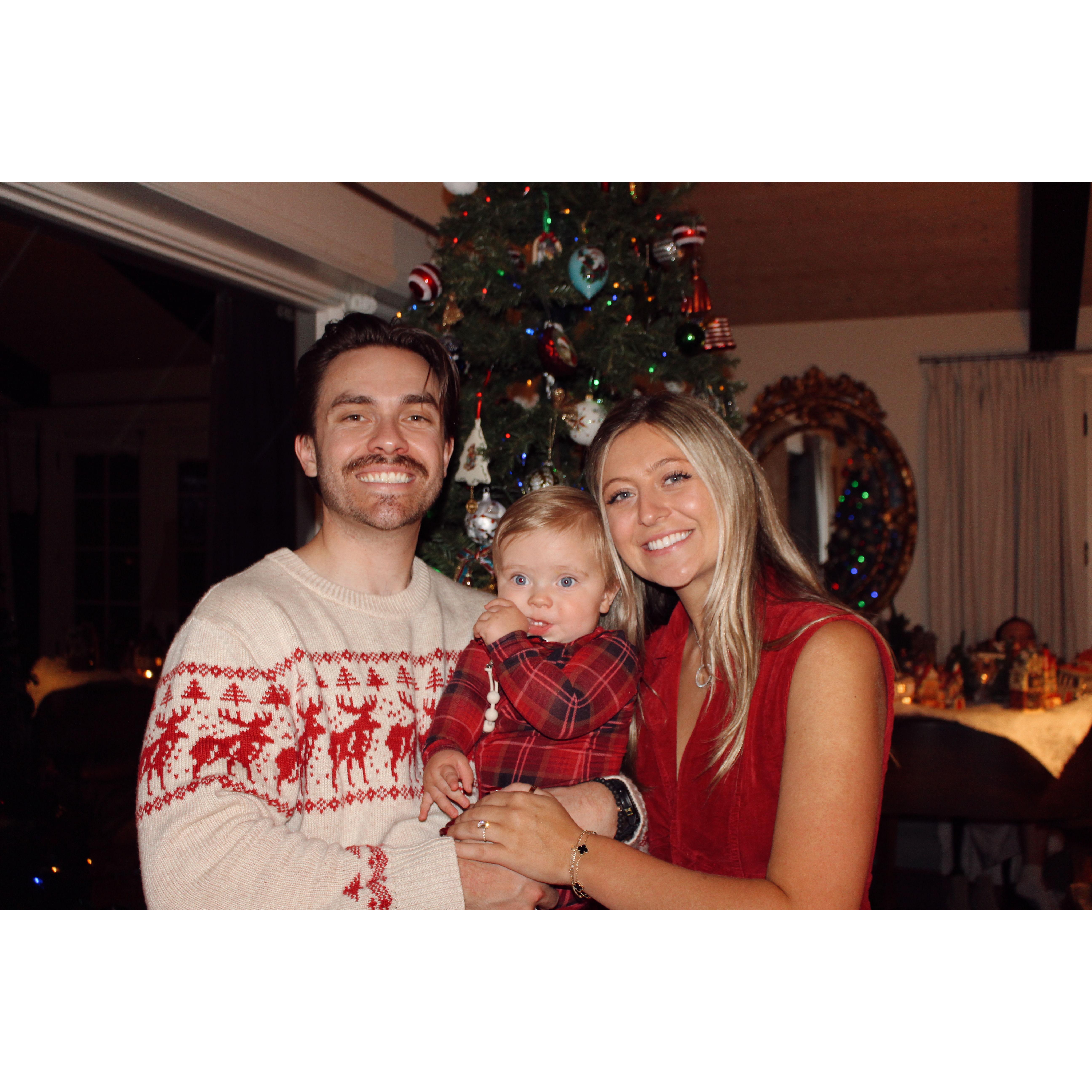 First holiday season as a family of three!