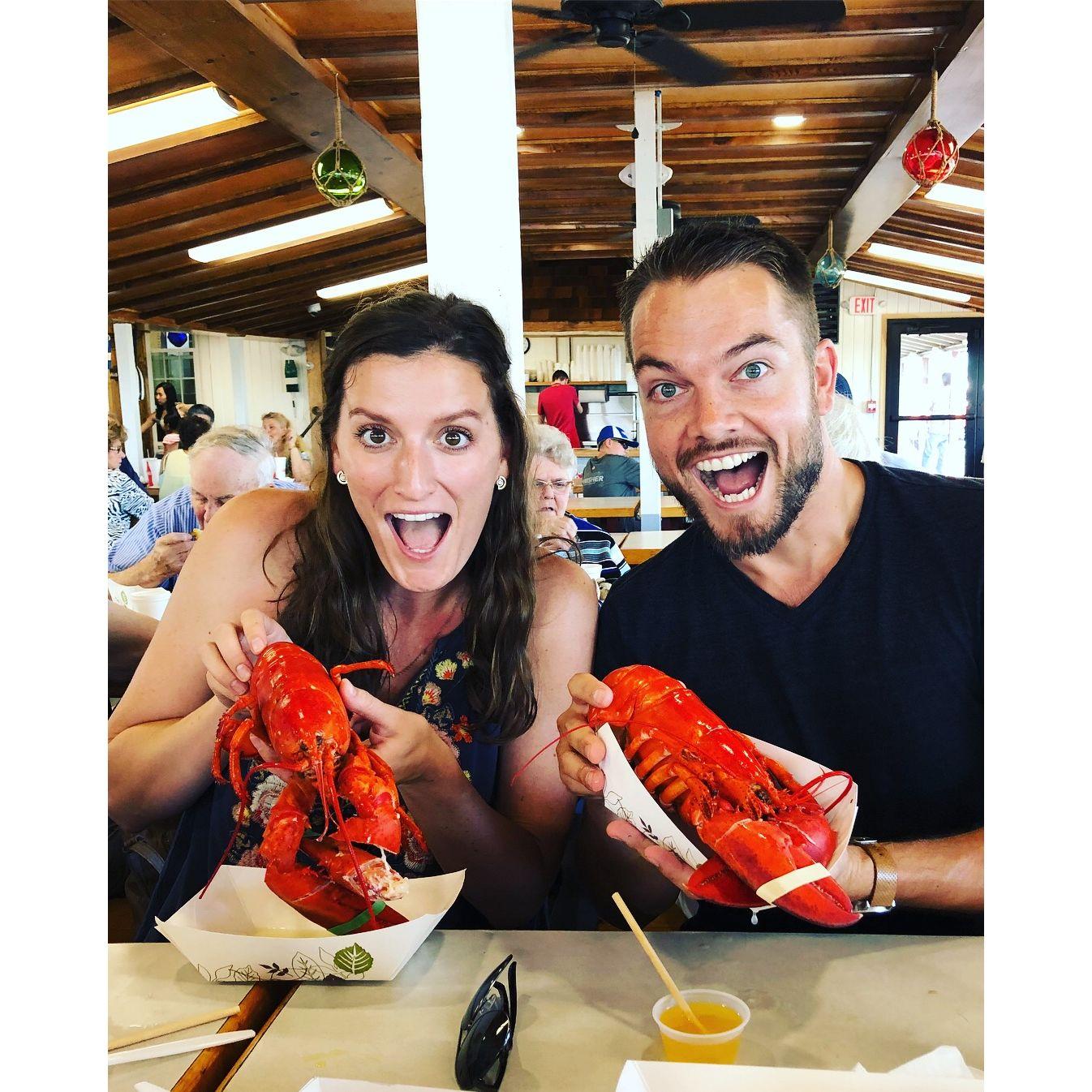 Kris's first Boston Lobsta!