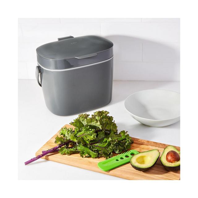 OXO 1.75 Gallon Compost Bin, Charcoal