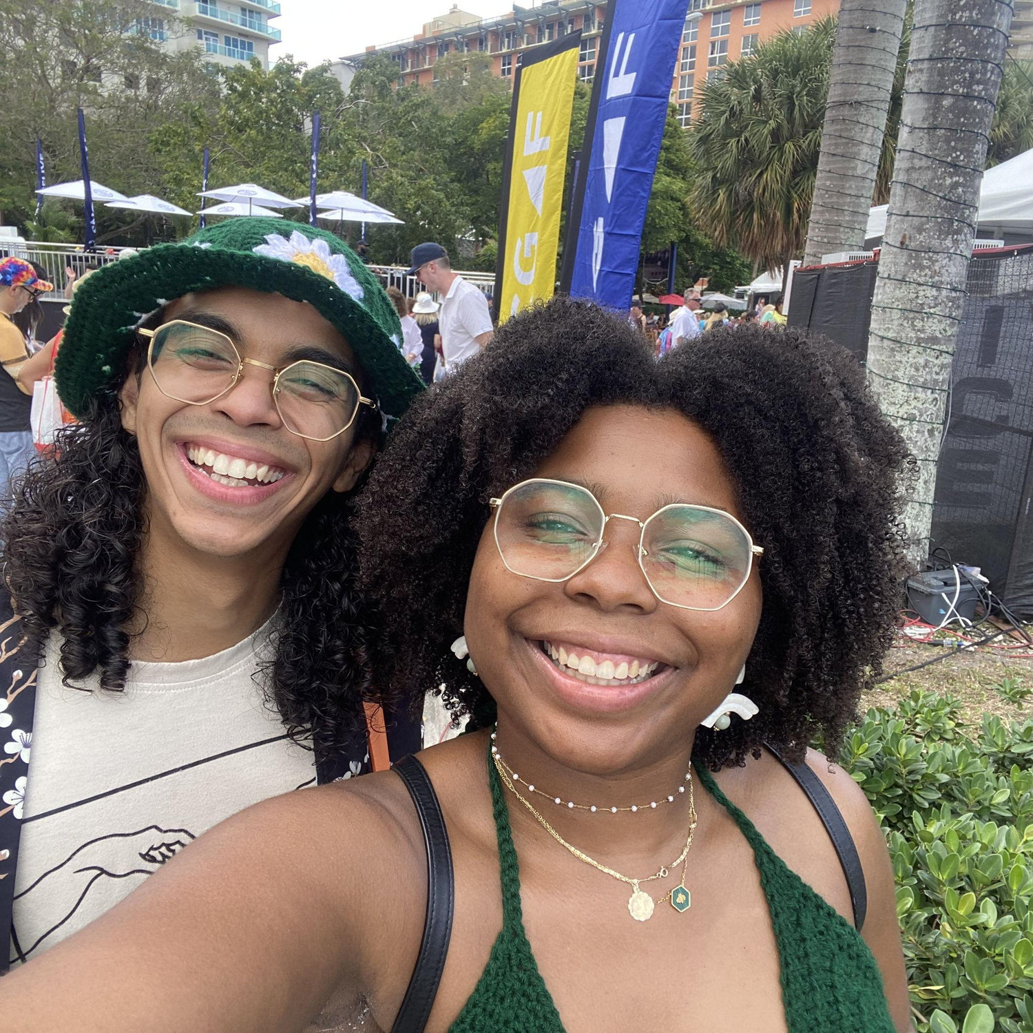 At an art festival in Miami 2024