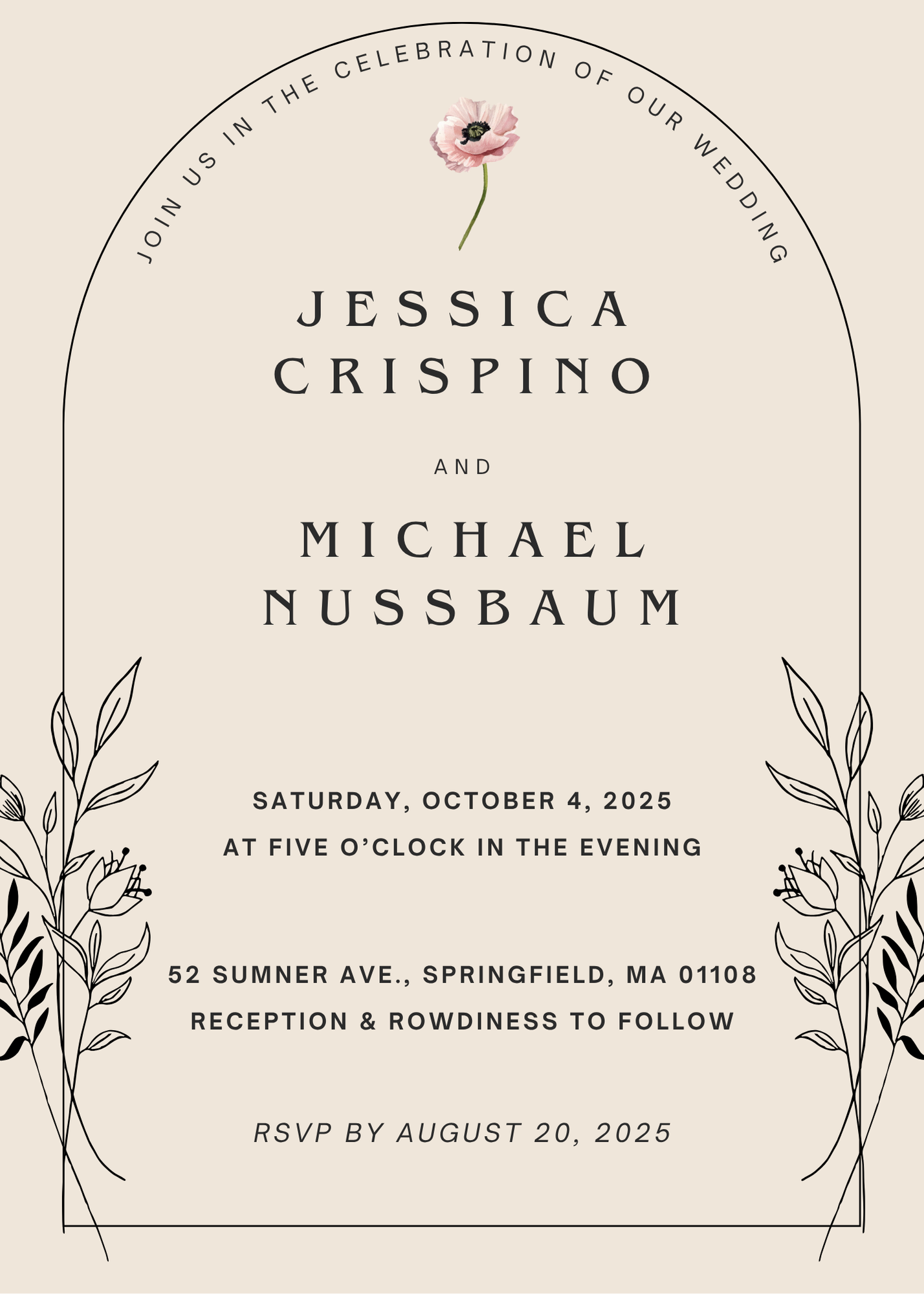 The Wedding Website of Jessica Crispino and Michael Nussbaum