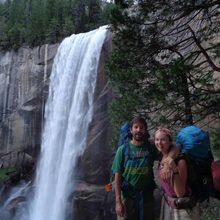 Our first backpacking trip together! 
2015