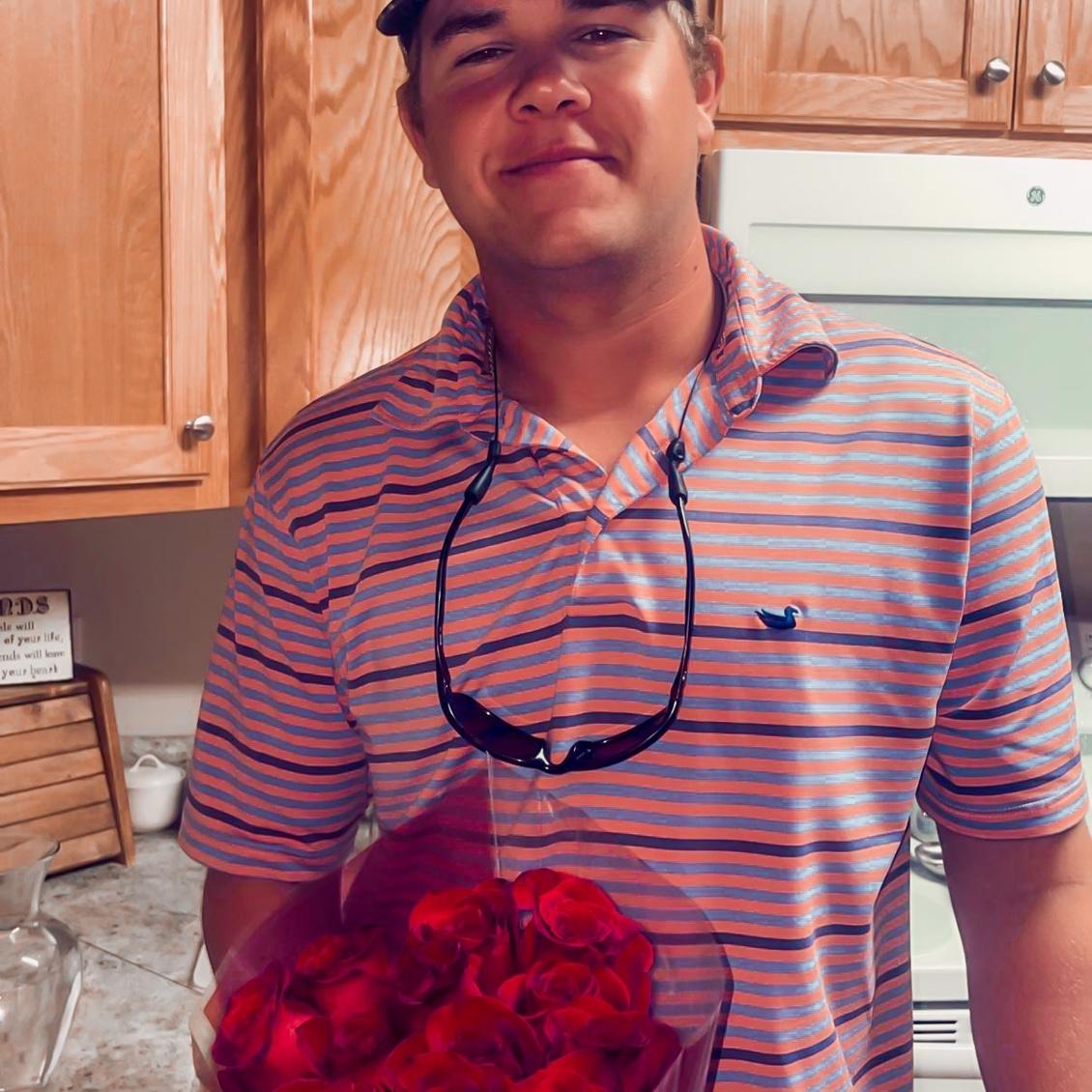 First time he got me flowers 🥹