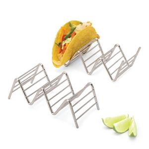 2LB Depot Taco Stand, Hold 2 or 3 Hard or Soft Shell Tacos, Set of Two