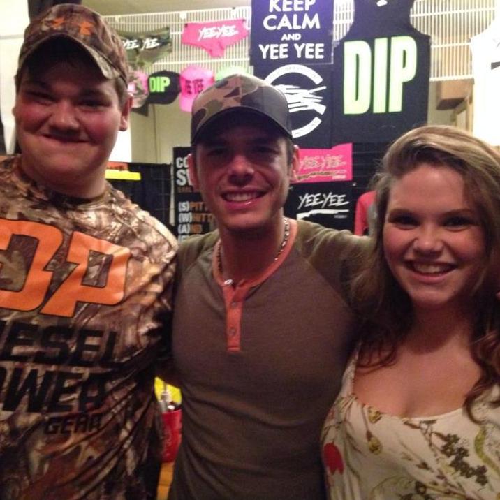 Meeting Granger Smith after seeing him together. We met at his concert a year prior!