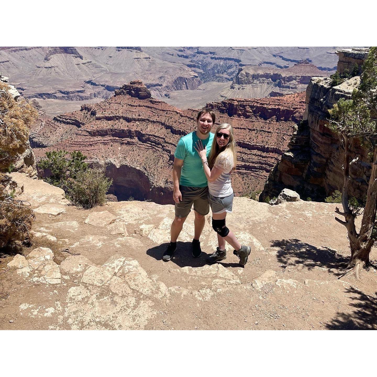 Our first time at the Grand Canyon!