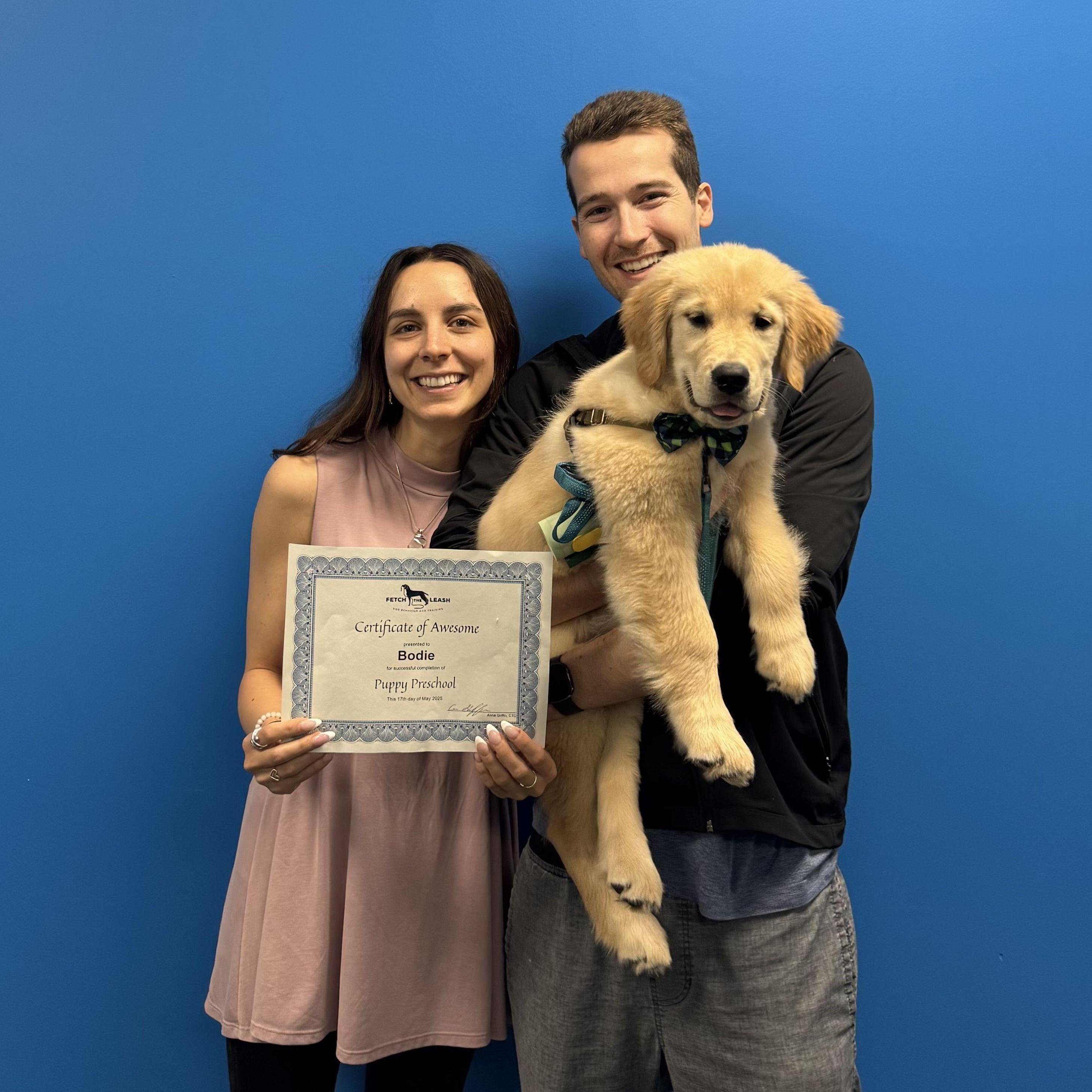 Bodie's Puppy Preschool Graduation 2025