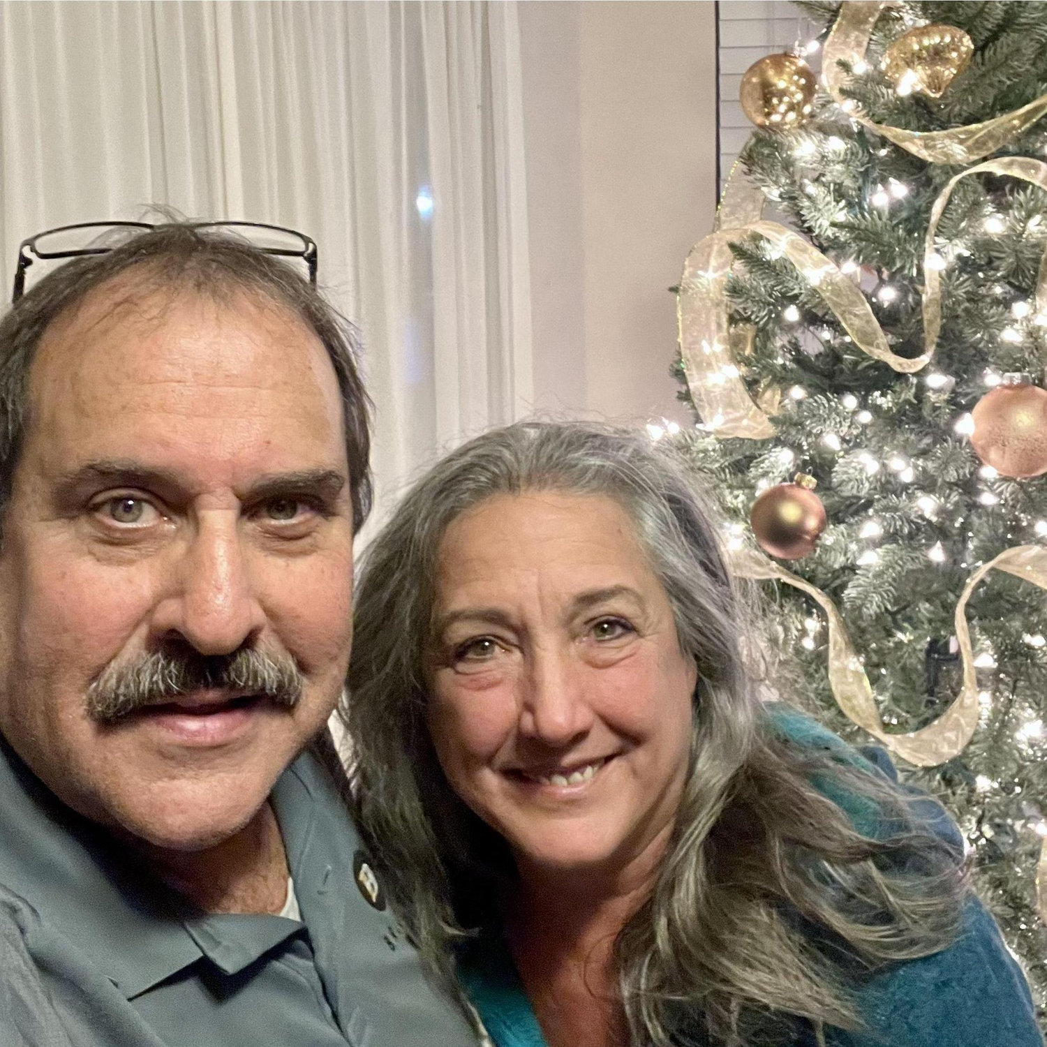 Decorating our first Christmas Tree together.