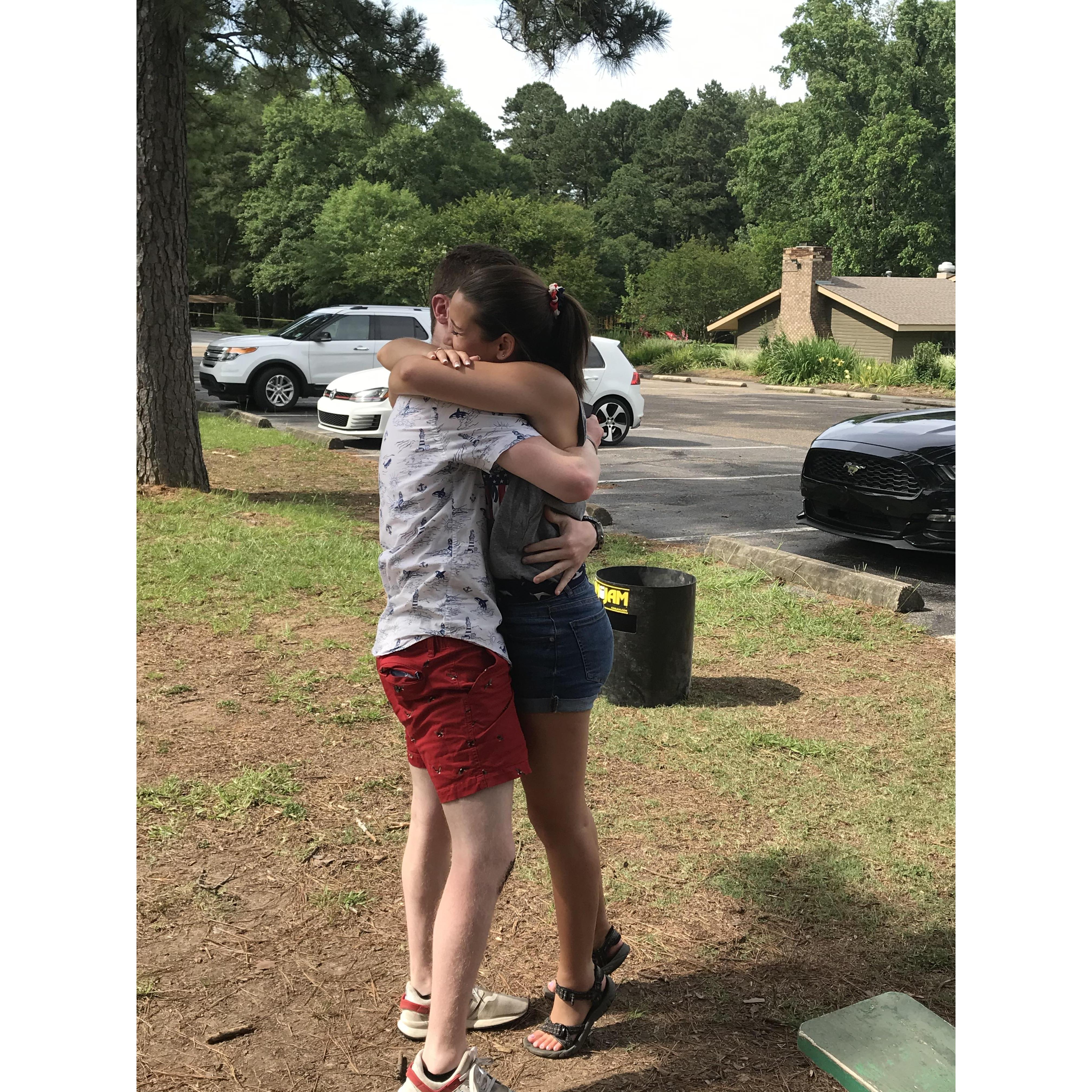 The day Cole proposed!!