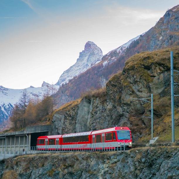 Honeymoon- Zermatt- train