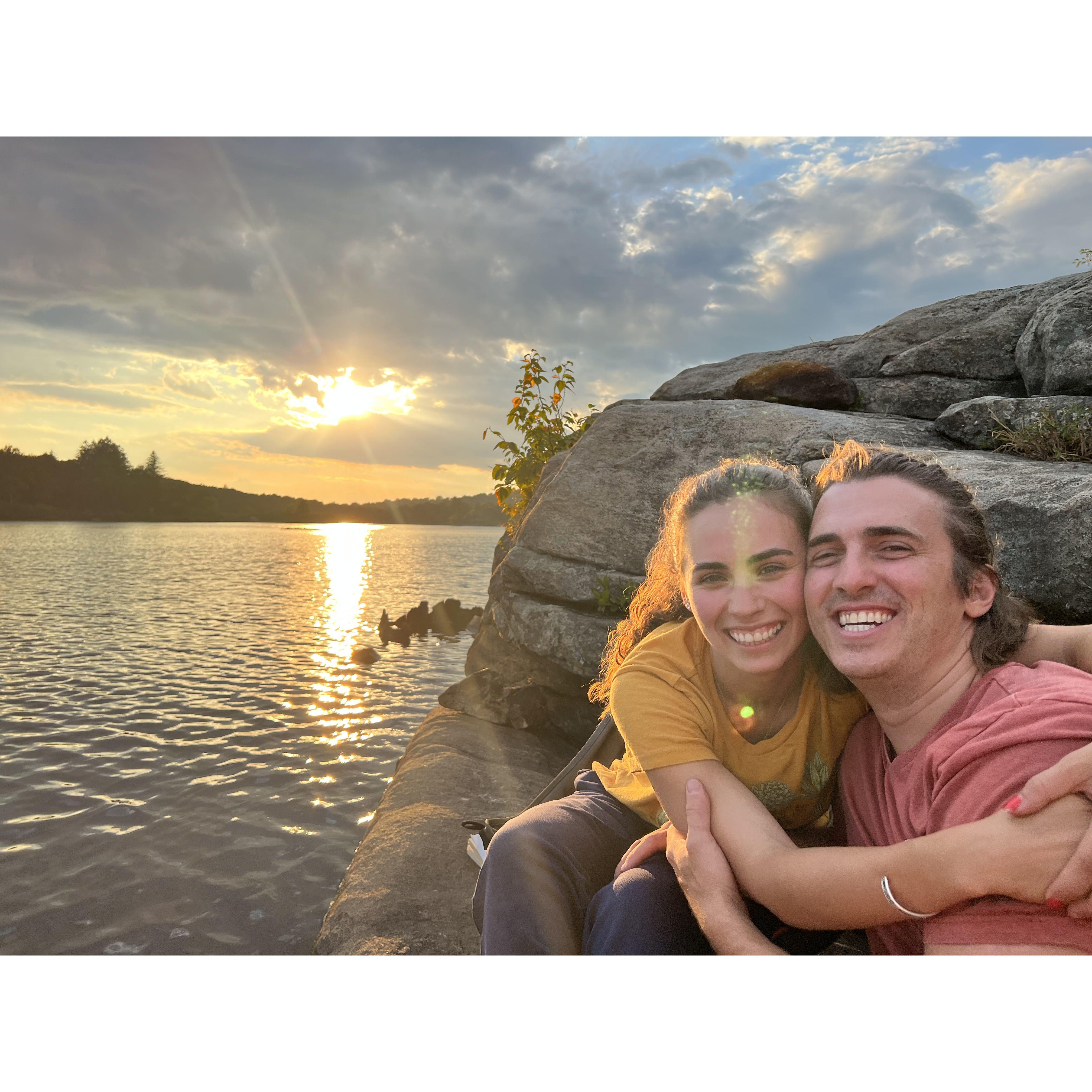 Our first Hike in Camping trip