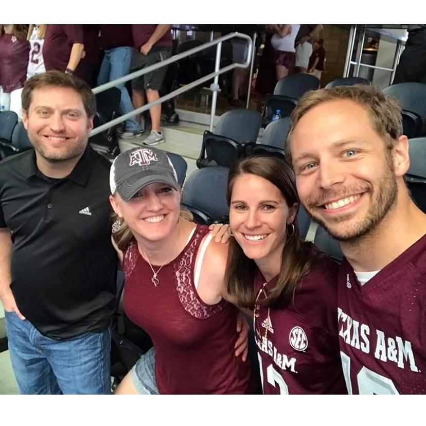 Aggie vs. Razorback game at AT&T Stadium with the Copelands!