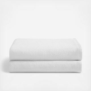 Eternity Cotton Waffel Bath Sheet, Set of 2