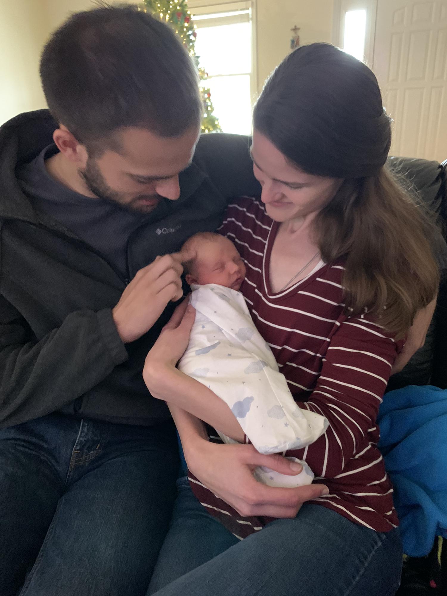 Meeting our godson Silas Emmanuel for the first time - January 7, 2022