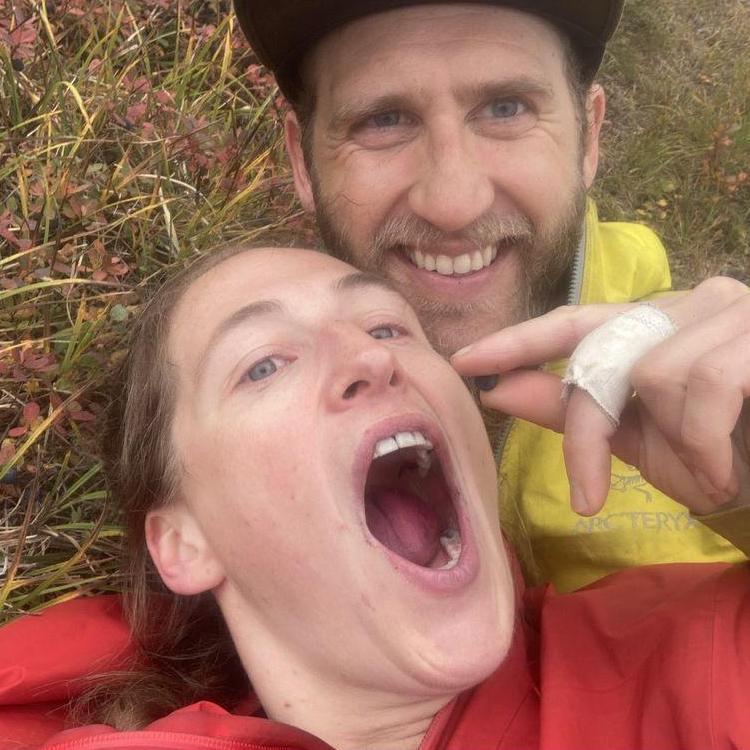 Always time for a berry break! Hiking into our Yanert moose hunt, 2022.