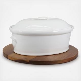 Oval Covered Casserole