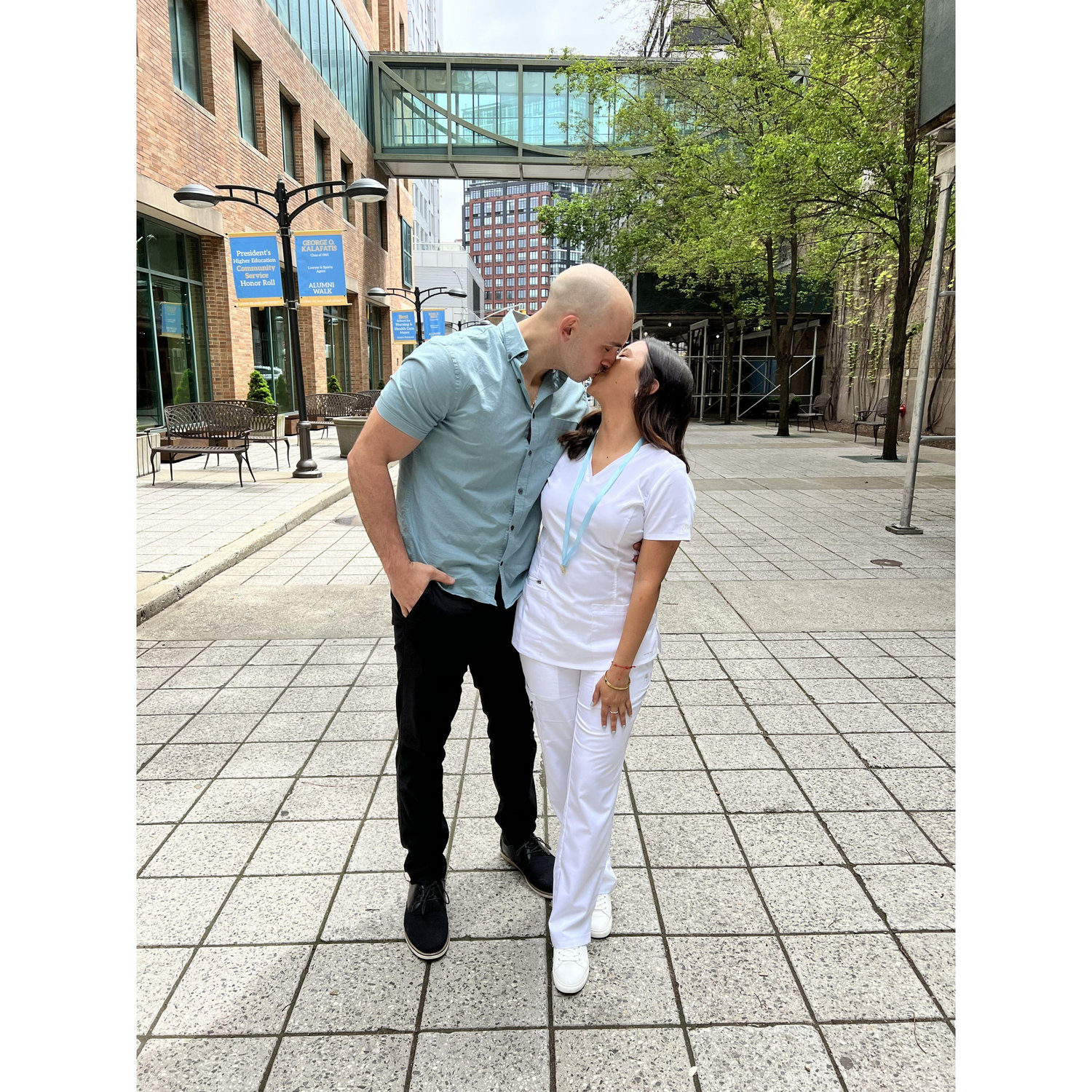Surviving nursing school with my biggest supporter/cheerleader <3