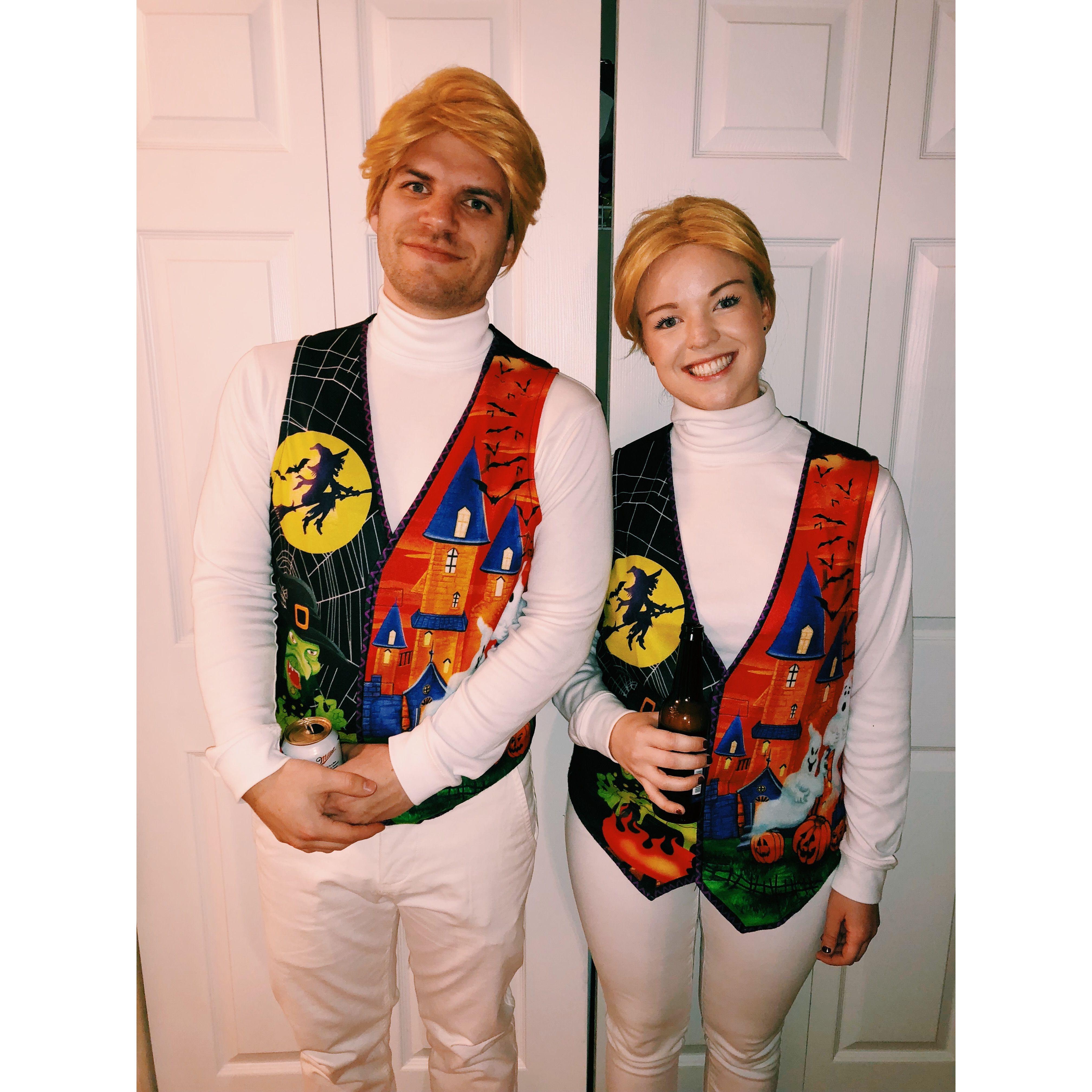 First Halloween! Garth and Kat everybody! 