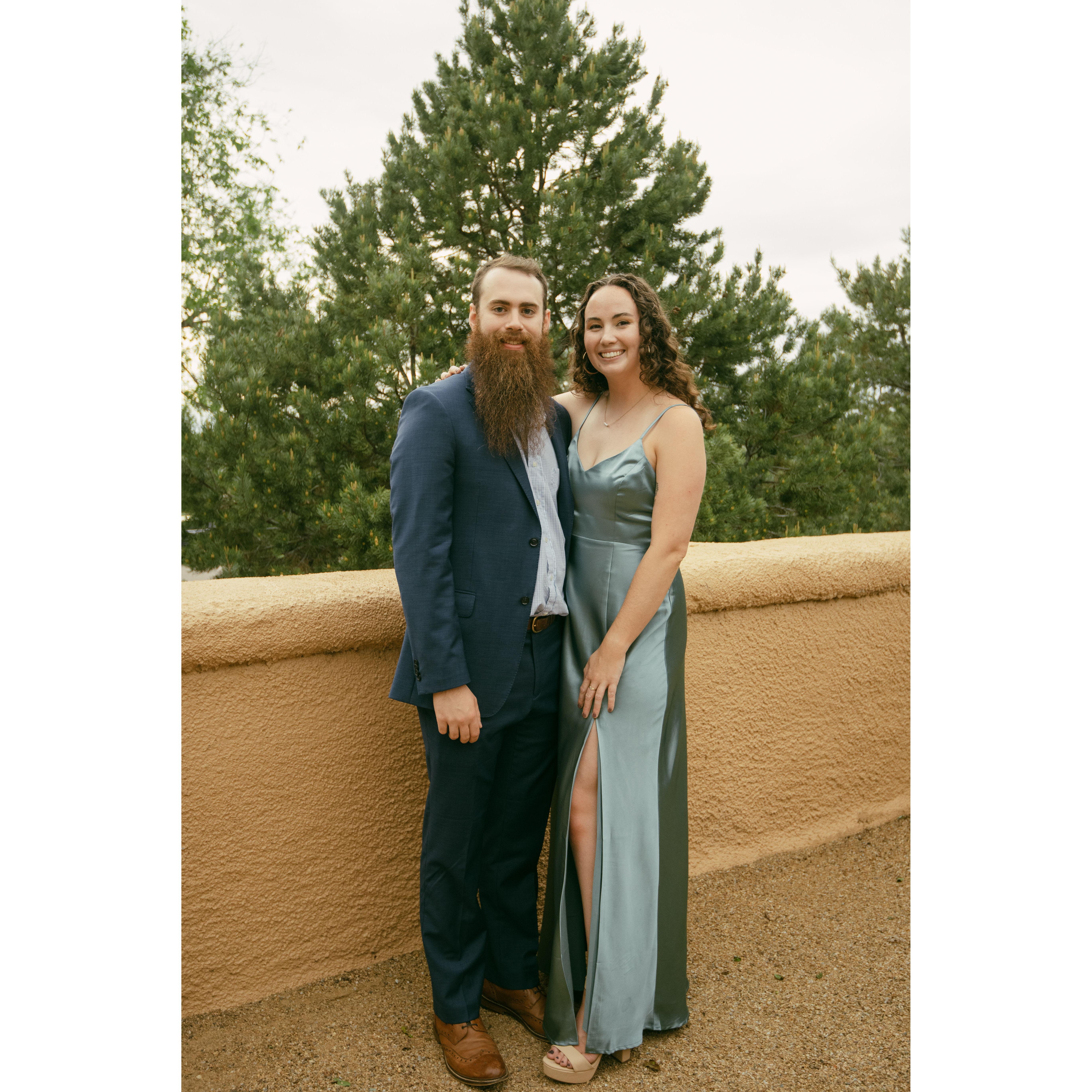 6/9/23: At Claire and Pat's wedding, two of our closest friends in Denver!