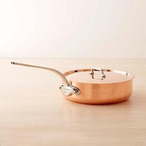 Mauviel Copper Triply Sauté Pan, 3.4-Qt.