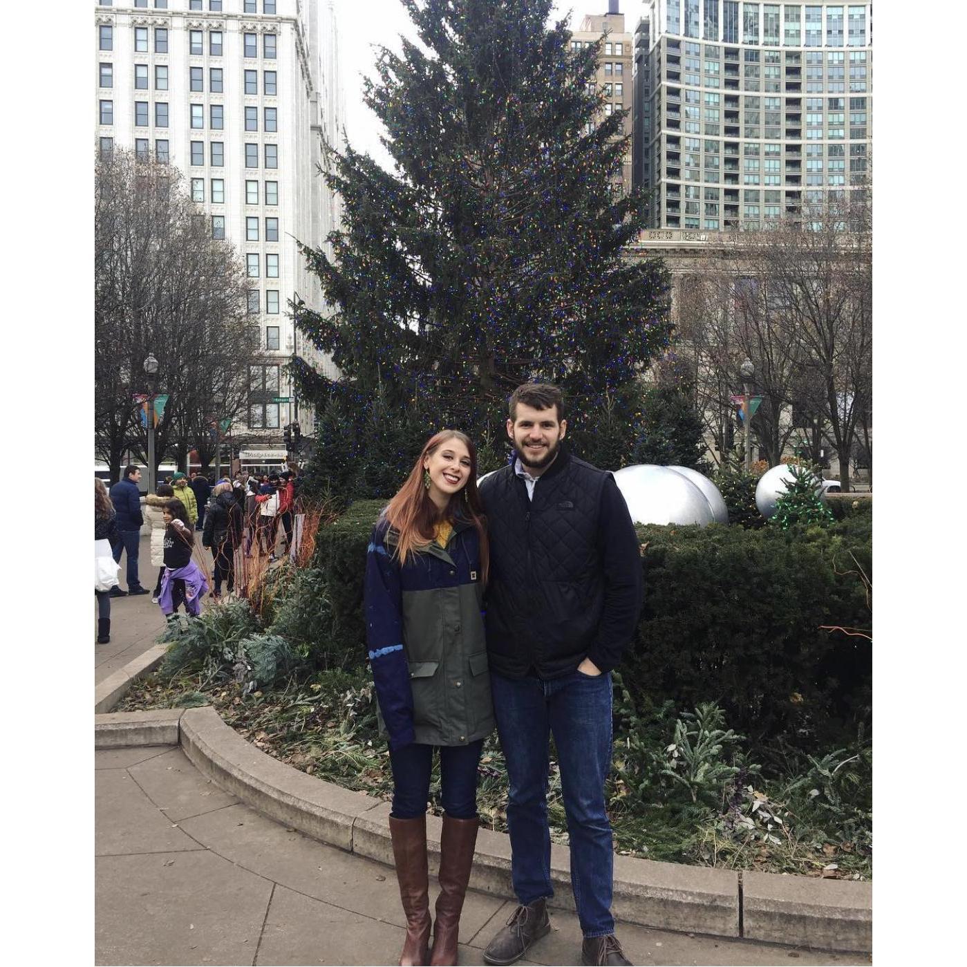 Christmas in Chicago in 2018.