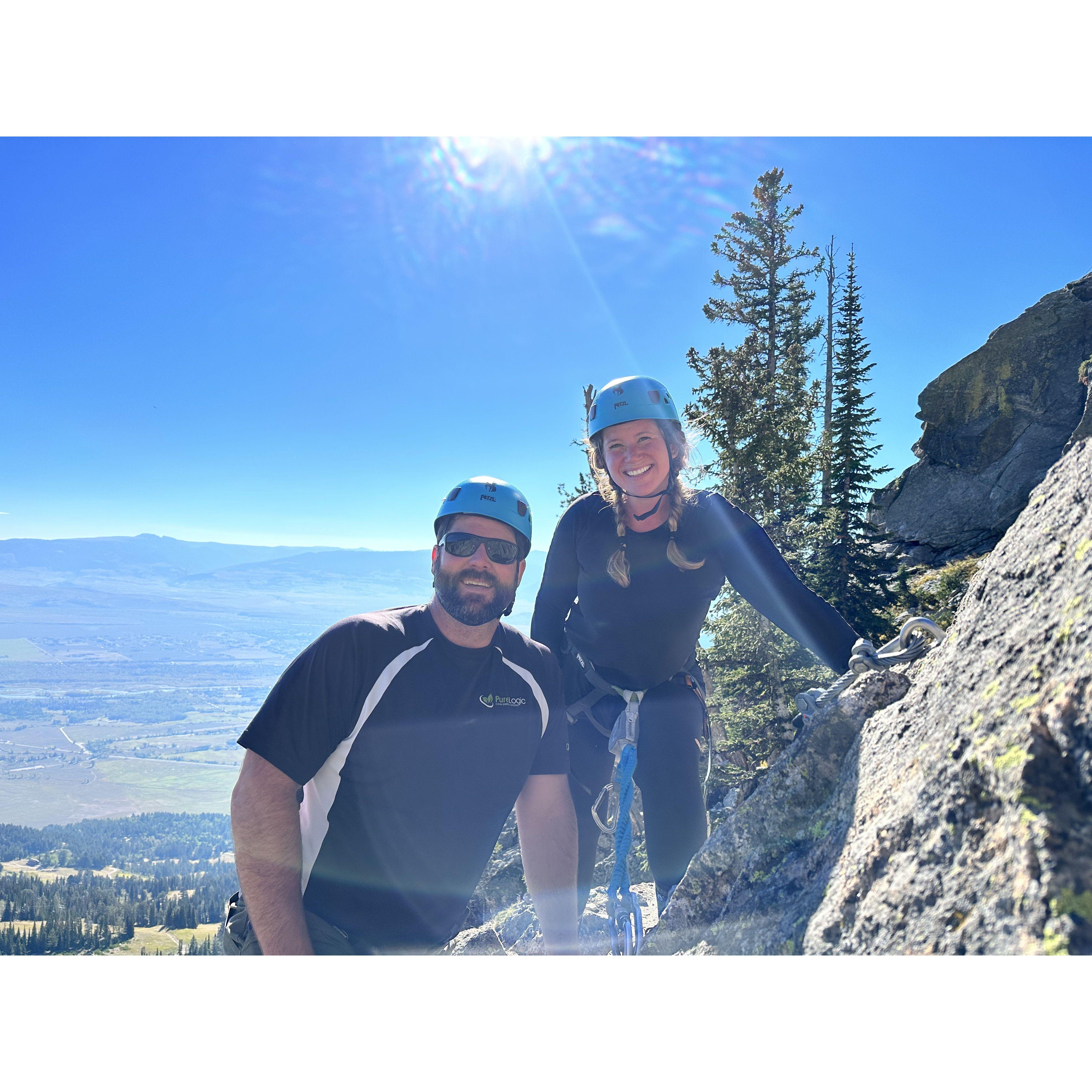 Jackson Hole Via Ferrata!