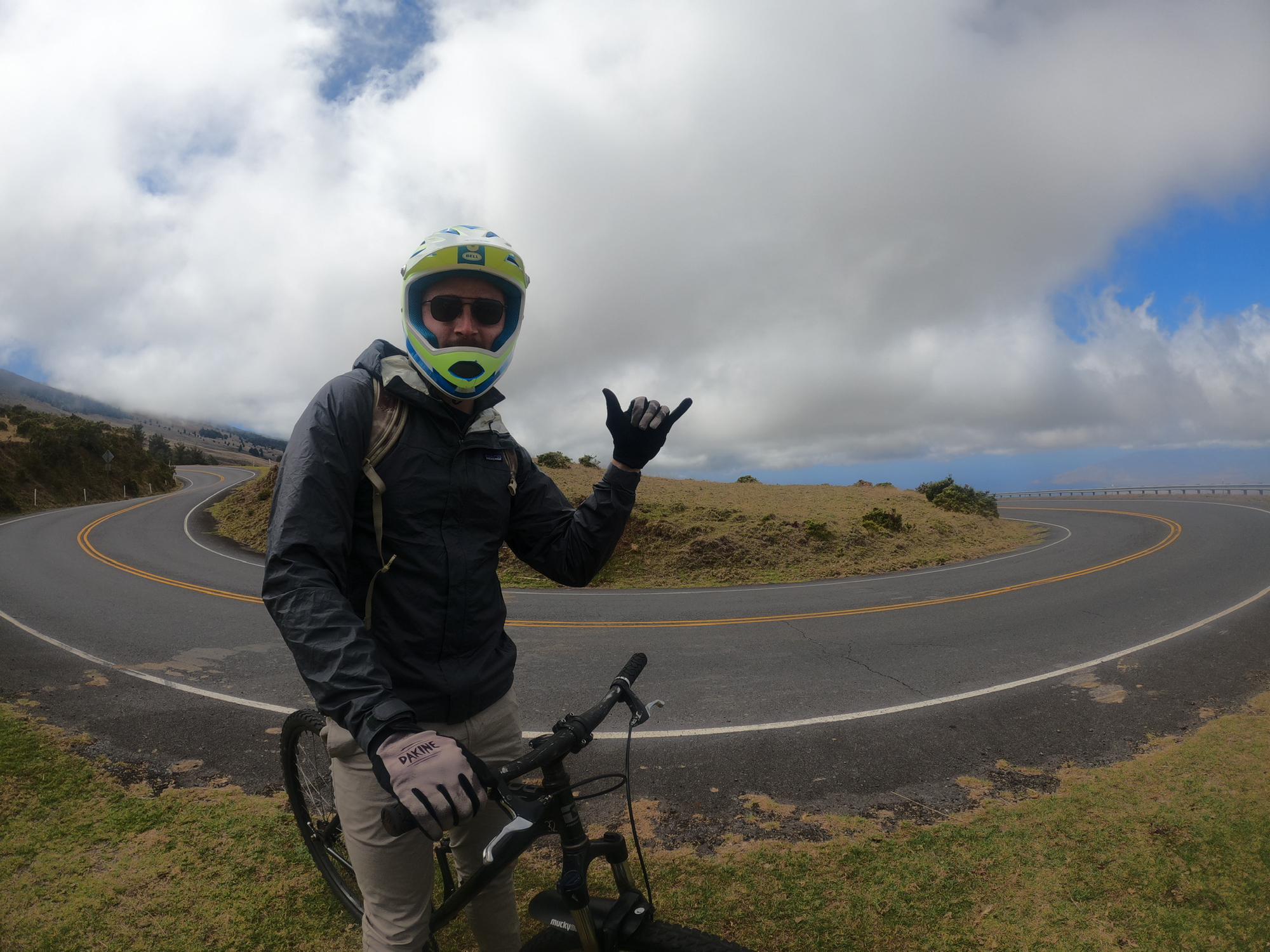2021: Biking down the Haleakala volcano in Maui