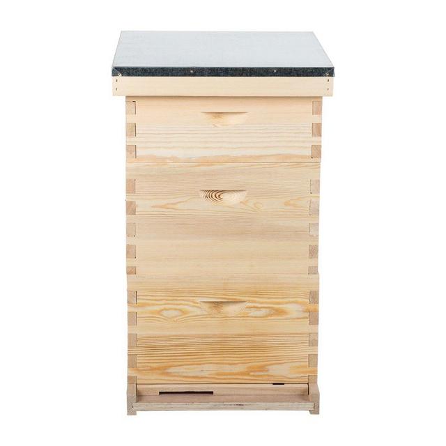 30-Frame Hive Frame/Bee Hive Frame/Beehive Frames w/ Metal Roof for Beekeeping