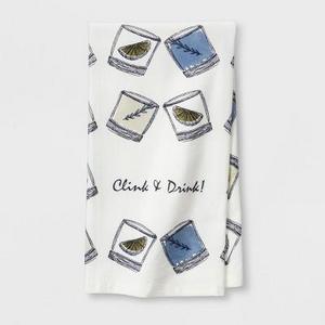 Blue Clink & Drink Kitchen Towel - Threshold™