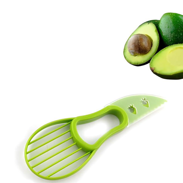 3 In 1 Avocado Peeler Slicer Tool - Avocado Slicer - Avocado Cutter and Scooper for Fruits & Vegetable - Avocado Pitter