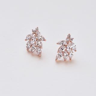 Mia Floral CZ Earrings